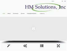 Tablet Screenshot of hmsolutionsinc.net